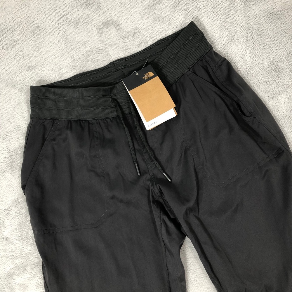 The North Face FlashDry Pants Womens Medium Grey Hiking Outdoor Activewear